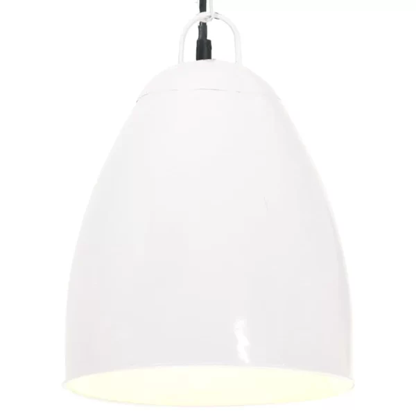 VidaXL Hängelampe Industriestil 32 Cm Weiß E27 5