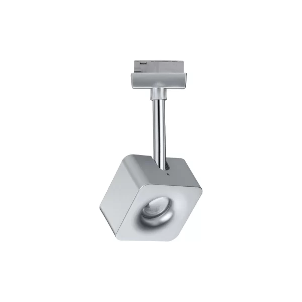 Paulmann URail LED Schienenspot Cube Einzelspot 520lm 8W 2700K Dimmbar 230V Chrom Matt#Chrom 95510 7
