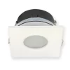 Led-line IP44 Deckenleuchte Einbaurahmen Wasserdicht Einbaustrahler Eckig Weiß Matt Alu 2