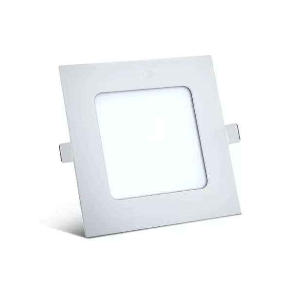 Braytron 5x 6W LED Panel 120 X 120mm Einbaustrahler Spot Einbauleuchte Neutralweiß 350 Lm Deckenleuchte Eckig 1