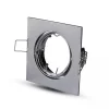 Null Einbaurahmen Eckig Chrom – Eckig, Flach, Aluminium, Metalclip Befestigung ( 242960 ) 2