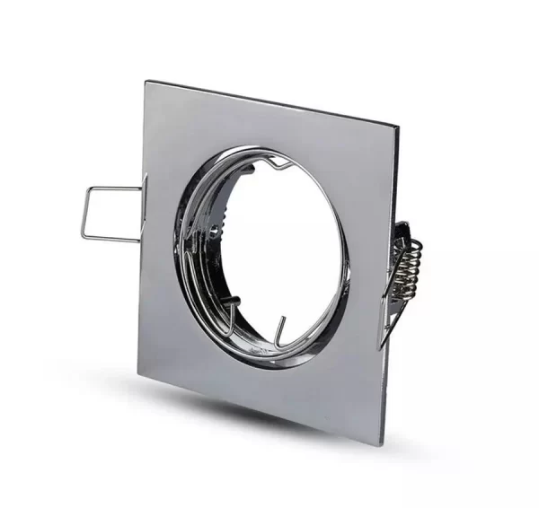 Null Einbaurahmen Antik (Bronze) Schwenkbar Rund, Flach, Aluminium, Metalclip Befestigung ( 242809 ) 5