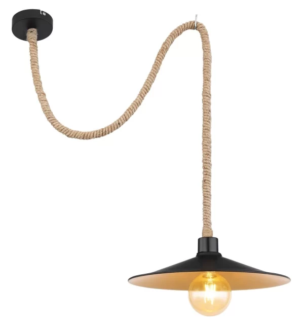Globo Lighting Globo MARCO Hängeleuchte Metall Schwarz, 1x E27 4