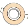 Led-line Einbaustrahler RØ60mm Bohrloch Schwenkbar 35° Alu Gold Brushed GU5.3 Fassung Für LED 35mm 4