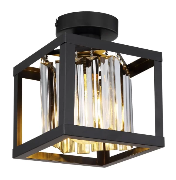 Globo Lighting Globo MATHILDE Deckenleuchte Metall Schwarz, 1x E27 1