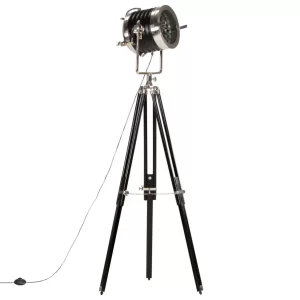VidaXL Stativlampe Schwarz Mango Massivholz 69 Cm 15