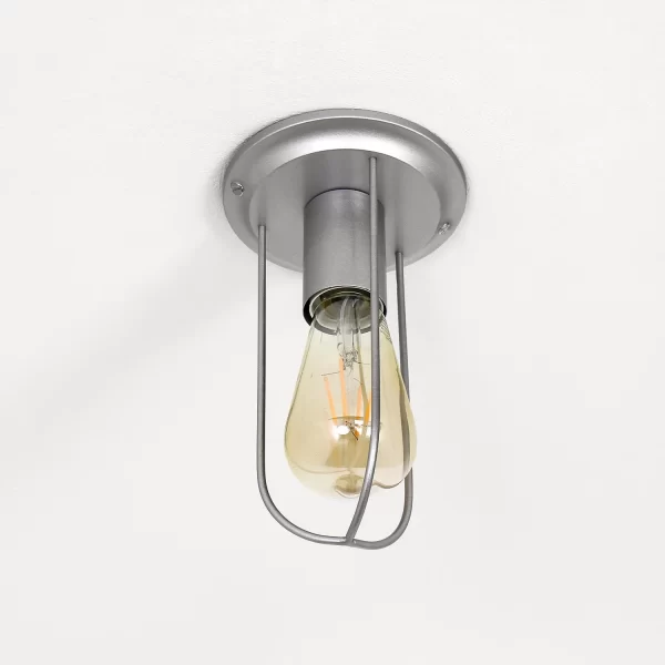 Null Jugendstil Deckenlampe In Gold Flur Bad 7
