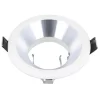 Led-line Einbaustrahler GU10 Einbauleuchte Ø75mm Bohrloch Alu Für LED Leuchmittel Weiß/Silber Rohne 2