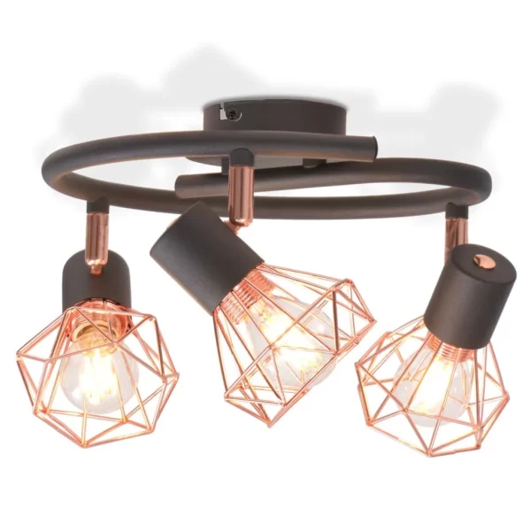 VidaXL Deckenlampe Mit 3 LED-Glühlampen 12 W 1