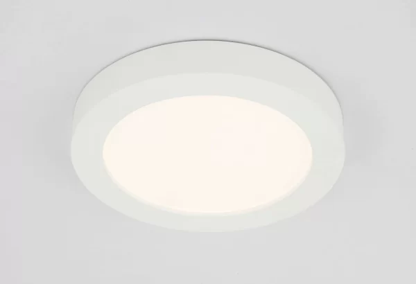 Globo Lighting Globo Deckenleuchte PAULA Kunststoff Weiß Opal, 1xLED 8