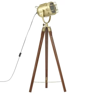 VidaXL Stativlampe Schwarz Mango Massivholz 97 Cm 11