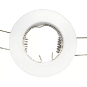 Led-line Einbaustrahler Einbaurahmen Rund Ø50mm Bohrloch Eisen Inkl. GU5.3 Fassung Weiß Für 35mm LED 13