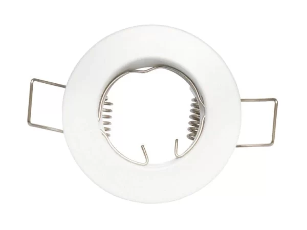 Led-line Einbaustrahler Einbaurahmen Rund Ø50mm Bohrloch Eisen Inkl. GU5.3 Fassung Weiß Für 35mm LED 4