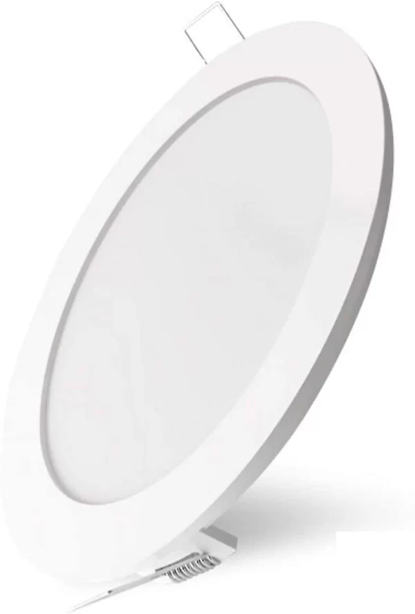 Braytron 20x 12W LED Panel Deckenleuchte Einbauleuchte Kaltweiß 6500K 910 Lumen Rund Eingebauter Trafo 3