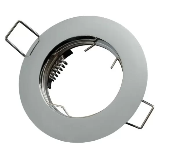 Led-line Einbaustrahler GU10 Ø65mm Bohrloch Alu GU5.3 Fassung 12V Für LED 50mm LED G4 MR11 MR16 Chrom Rund 1