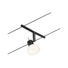 Paulmann CorDuo Seilsystem Sheela Einzelspot GU5,3 Max. 10W Schwarz Matt#Chrom 94451 23
