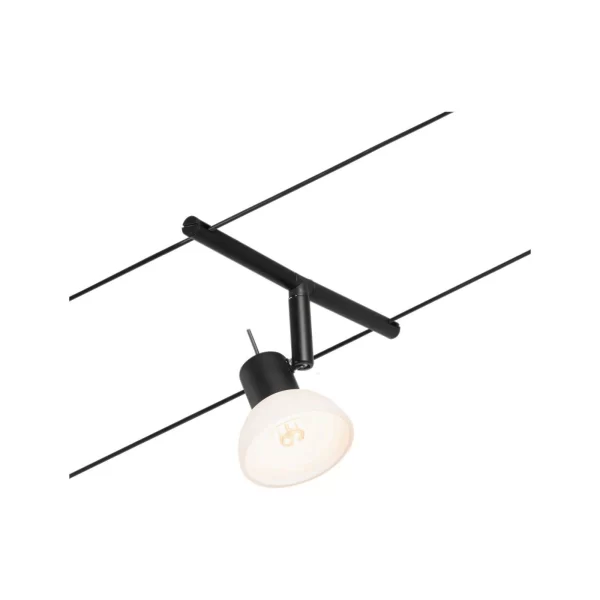 Paulmann CorDuo Seilsystem Sheela Einzelspot GU5,3 Max. 10W Schwarz Matt#Chrom 94451 1