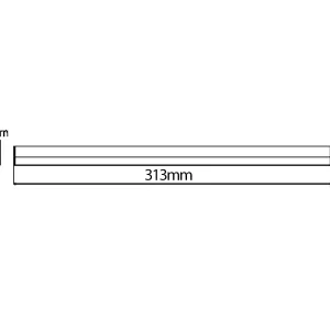 Braytron 31cm 4w Unterbauleuchte LED 230V Lichtleiste Küche Lampe Beleuchtung Schrank Leuchte Neutralweiß 21