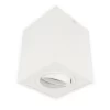 Led-line Deckenleuchte Aufbaustrahler Aufputz Schwenkbar 45° Eckig Weiss GU10 5W Leuchtmittel Neutralweiß 4