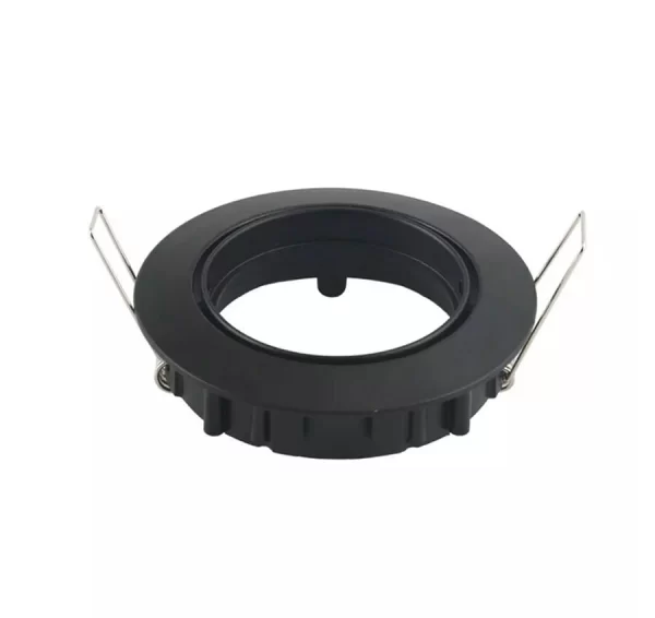 Null Einbaurahmen Antik (Bronze) Schwenkbar Rund, Flach, Aluminium, Metalclip Befestigung ( 242809 ) 4