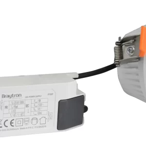Braytron 8W LED Panel Einbaustrahler Spot Einbauleuchte Ø90mm Warmweiß 800lm Deckenleuchte Rund 19