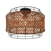 Globo Lighting Globo GINA Deckenleuchte Metall Schwarz, 1x E27 2