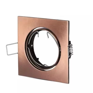 Null Einbaurahmen Antik (Bronze) Schwenkbar Rund, Flach, Aluminium, Metalclip Befestigung ( 242809 ) 11
