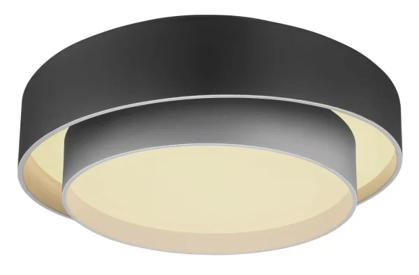 Globo Lighting Globo NORBERT 41761-48 Deckenleuchte Metall Schwarz, LED 1