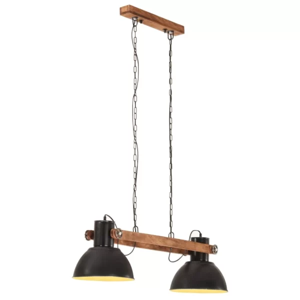 VidaXL Hängelampe 25 W Schwarz Rund 48 Cm E27 7