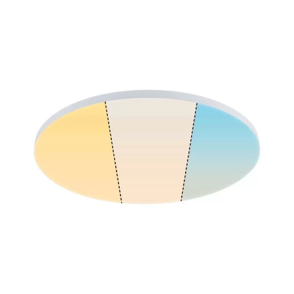 Paulmann LED Panel Velora Rund 600mm White Switch Weiß 79894 1