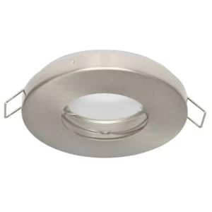 Led-line IP44 Deckenleuchte Einbaurahmen Wasserdicht Einbaustrahler Eckig Chrom + GU10 5W LED Neutralweiß 21
