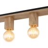 Globo Lighting Globo ERNA Deckenleuchte Metall Schwarz Matt, 4x E27 25