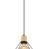 Globo Lighting Globo HELENE Hängeleuchte Metall Schwarz Matt, 1x E27 2