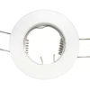 Led-line Einbaustrahler Einbaurahmen Rund Ø50mm Bohrloch Eisen Inkl. GU5.3 Fassung Weiß Für 35mm LED 2