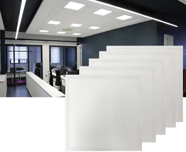Braytron 62 X 62 Cm 40W LED Panel Einbaustrahler Spot Einbauleuchte Neutralweiß 4000lm Deckenleuchte Eckig 6