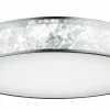 Globo Lighting AMY I Deckenleuchte Nickel Matt, Nachtlicht, Dimmbar, Fernbedienung, Farben Fixierbar, D:600, H:120, Inkl. 1xLED 60W 230V, 2800lm, CCT 3.000-6.000 4