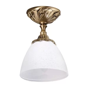 Null Jugendstil Deckenlampe In Gold Flur Bad 11