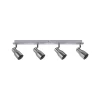 Paulmann Deckenstrahler Meli GU10 230V Max. 4x10W Dimmbar Nickel Satiniert 66689 4
