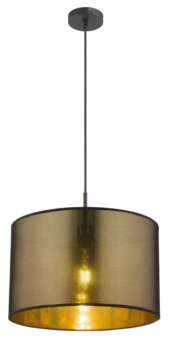 Globo Lighting Globo NUGGY Hängeleuchte Metall Schwarz Matt, 1x E27 1