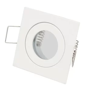 Led-line Einbaustrahler Einbaurahmen Rund Ø50mm Bohrloch Eisen Inkl. GU5.3 Fassung Weiß Für 35mm LED 17
