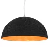 VidaXL Pendelleuchte Schwarz Und Golden Ø50 Cm E27 25