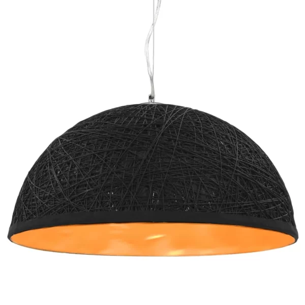VidaXL Pendelleuchte Schwarz Und Golden Ø70 Cm E27 3