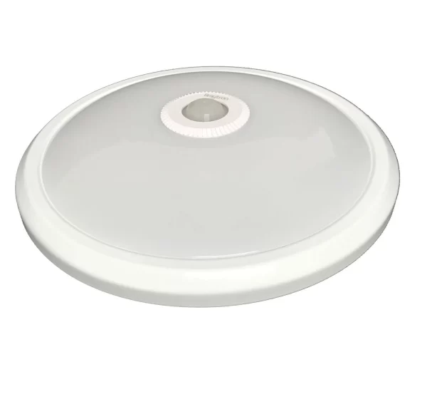 Braytron 18W LED Ø 260mm Kaltweiß 1440lm Mit Bewegungsmelder Deckenleuchte IP44 Deckenbeleuchtung Weiß 6