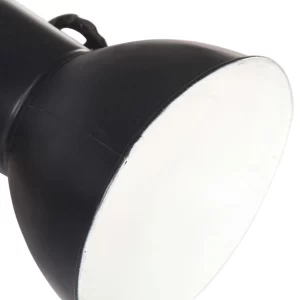 VidaXL Wandlampe Industriestil Schwarz 90×25 Cm E27 21