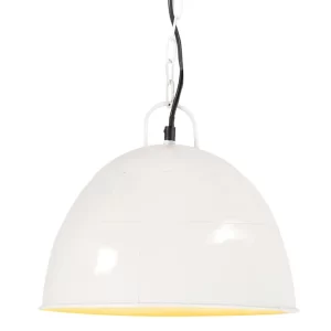 VidaXL Hängelampe Industriestil 32 Cm Weiß E27 19