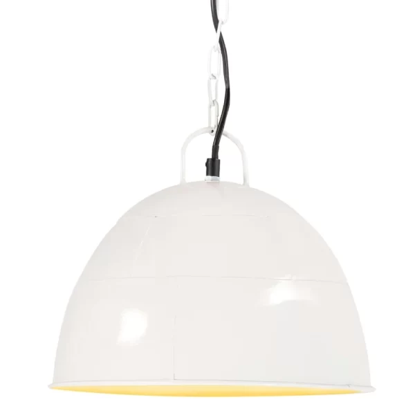 VidaXL Hängelampe Industriestil 32 Cm Weiß E27 7