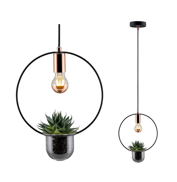 Paulmann Neordic Pendelleuchte Runa GU10 Max. 20W Schwarz#Anthrazit Dimmbar 79519 5