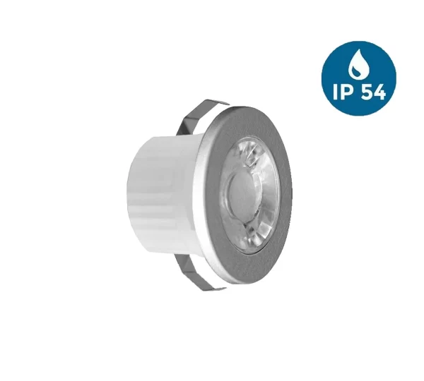 Null 3w Mini LED Einbauleuchte Einbaustrahler Einbauspot Spot Weiß 240 Lumen Schutzart IP54 Neutralweiß 4