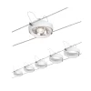 Paulmann LED Seilsystem Powerline II Basisset 5x500lm 5x8W 2700K 230/12V Weiß 94200 4