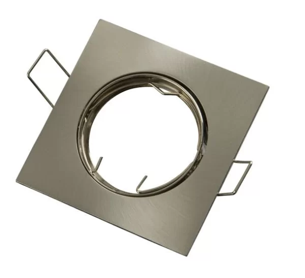 Led-line GU10 Einbaustrahler Einbaurahmen Eckig Ø75mm Bohrloch Schwenkbar 45° Aluminium Patin 4